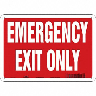 Safety Sign 7 in x 10 in Glow Vinyl