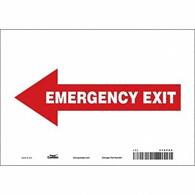 Safety Sign 7 in x 10 in Vinyl