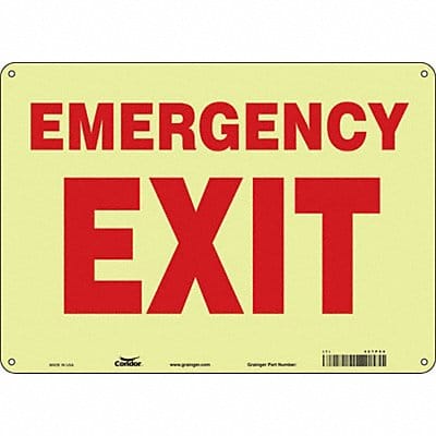 Safety Sign 10 in x 14 in Polyethylene