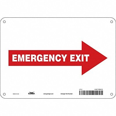 Safety Sign 7 in x 10 in Aluminum