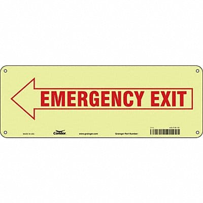 Safety Sign 5 in x 14 in Polyethylene