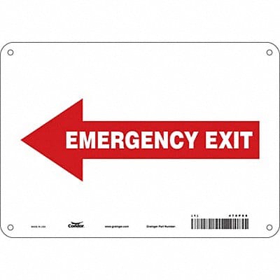 Safety Sign 7 in x 10 in Polyethylene