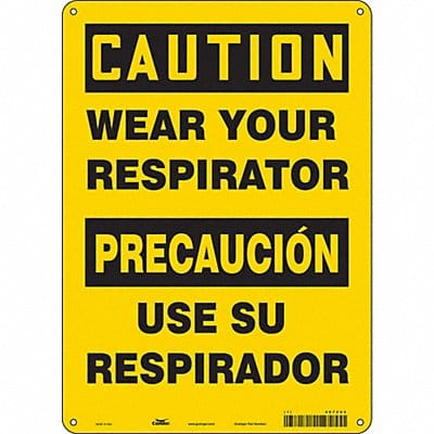 Safety Sign 14 inx10 in Polyethylene