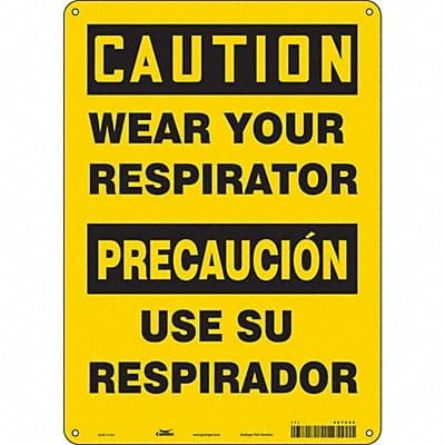 Safety Sign 14 in x 10 in Vinyl