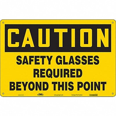 Safety Sign 24 in x 36 in Aluminum