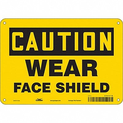 K0312 Safety Sign 7 inx10 in Polyethylene