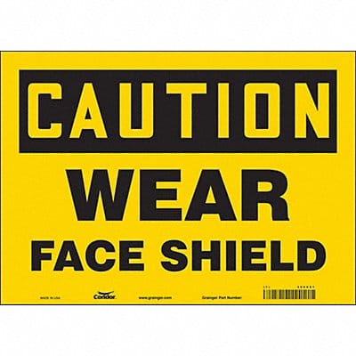 K0312 Safety Sign 10 in x 14 in Vinyl