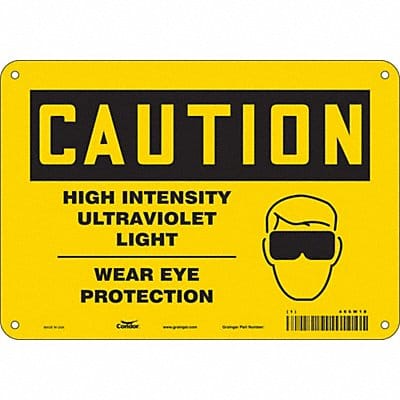 Safety Sign 7 inx10 in Polyethylene