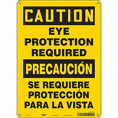 Safety Sign 14 inx10 in Aluminum