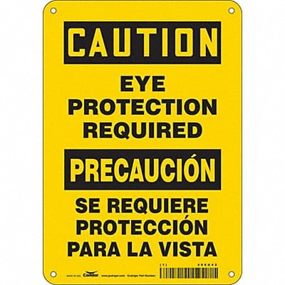 Safety Sign 10 inx7 in Polyethylene