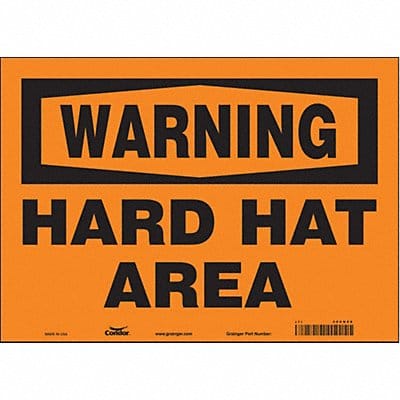 Safety Sign 10 in x 14 in Vinyl