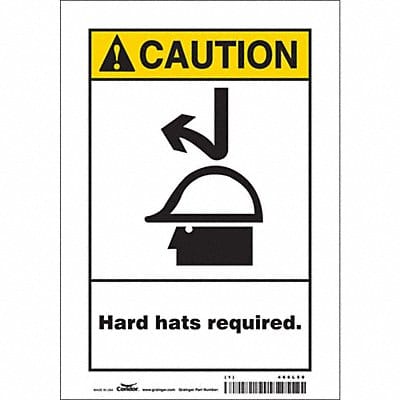 Safety Sign 10 in x 7 in Vinyl