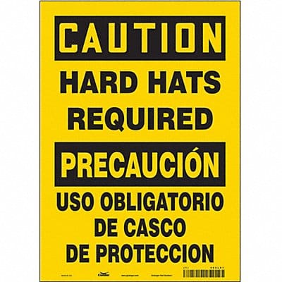 Safety Sign 14 in x 10 in Vinyl