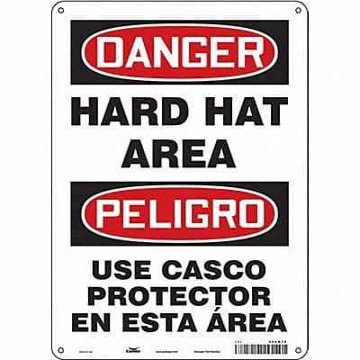 Safety Sign 14 inx10 in Aluminum