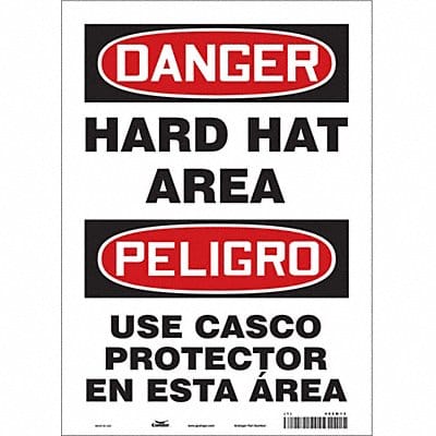 Safety Sign 14 inx10 in Vinyl