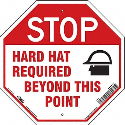 Safety Sign 18 inx18 in Aluminum