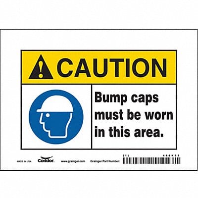 Safety Sign 5 inx7 in Vinyl