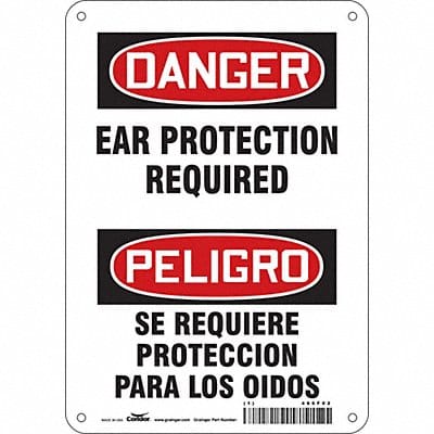 Safety Sign 10 inx7 in Aluminum