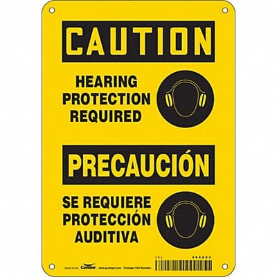 Safety Sign 10 inx7 in Aluminum