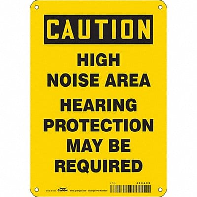 Safety Sign 10 inx7 in Aluminum