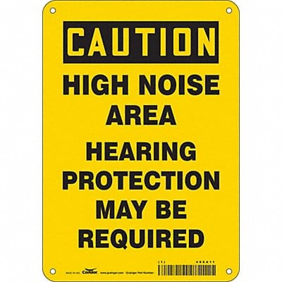 Safety Sign 10 inx7 in Aluminum