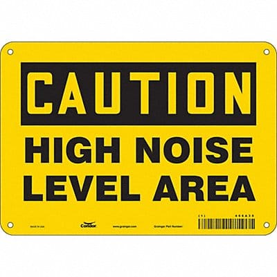 Safety Sign 7 inx10 in Polyethylene