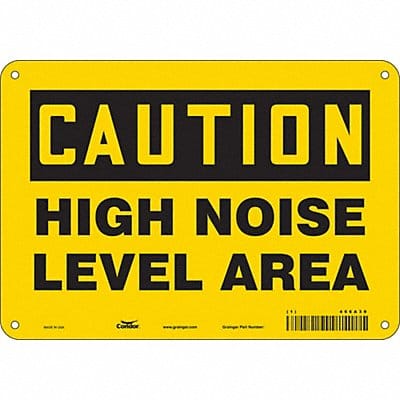 Safety Sign 7 inx10 in Vinyl