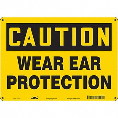 Safety Sign 10 inx14 in Aluminum