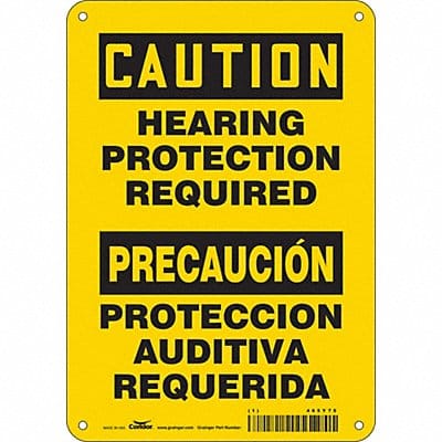 Safety Sign 10 inx7 in Polyethylene