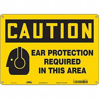 Safety Sign 10 inx14 in Aluminum