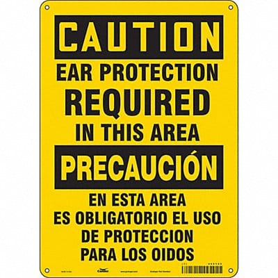 Safety Sign 14 in x 10 in Aluminum