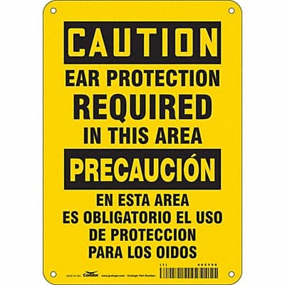 Safety Sign 10 inx7 in Polyethylene