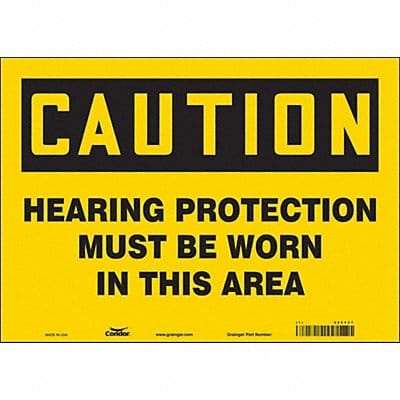 K0282 Safety Sign 10 inx14 in Vinyl