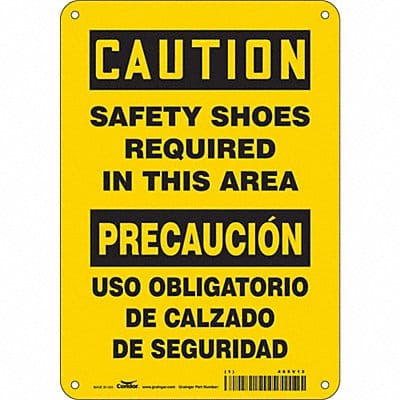 Safety Sign 10 inx7 in Aluminum