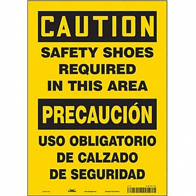 Safety Sign 14 inx10 in Vinyl