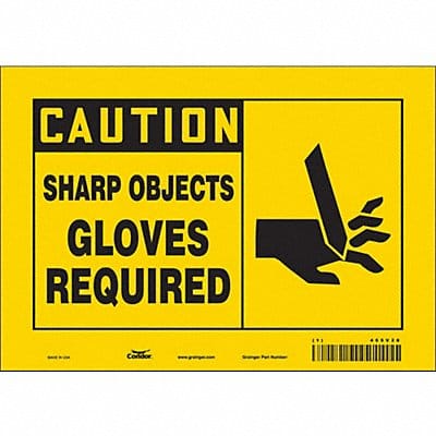 Safety Sign 7 inx10 in Vinyl