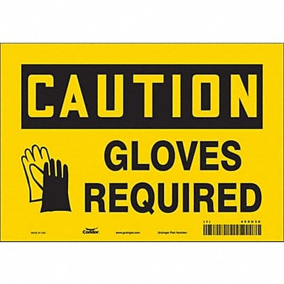 K0413 Safety Sign 7 inx10 in Vinyl