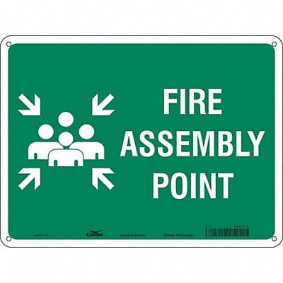 Safety Sign 18 in x 24 in Aluminum