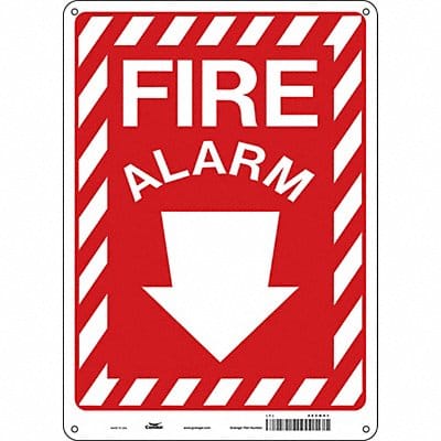 Safety Sign 14 in x 10 in Polyethylene