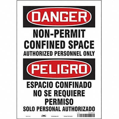 Safety Sign 14 inx10 in Vinyl