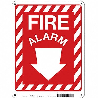 Safety Sign 12 in x 9 in Aluminum