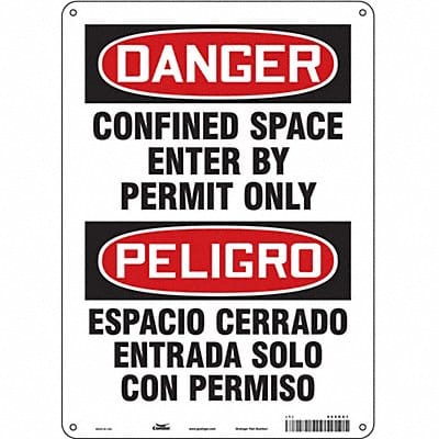 J6917 Safety Sign 14 inx10 in Aluminum