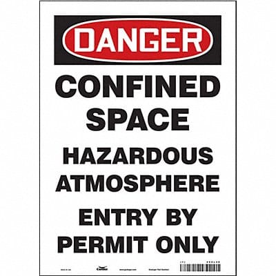 Safety Sign 14 inx10 in Vinyl