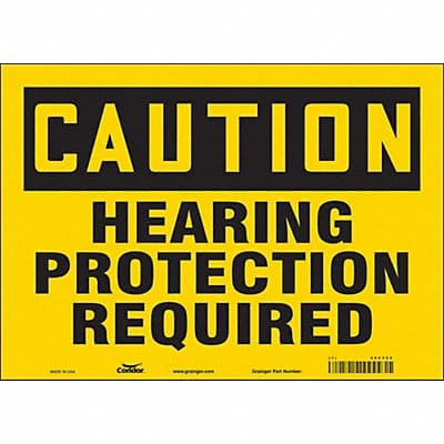 J6957 Safety Sign 10 inx14 in Vinyl