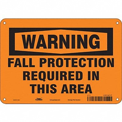 Safety Sign 7 in x 10 in Aluminum