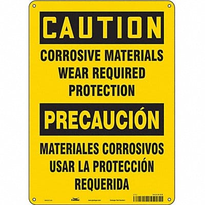 Safety Sign 14 in x 10 in Aluminum