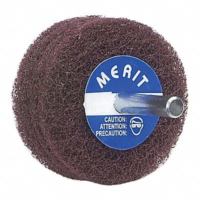 Non-Woven Disc Wheel 3 in Dia 1 in W