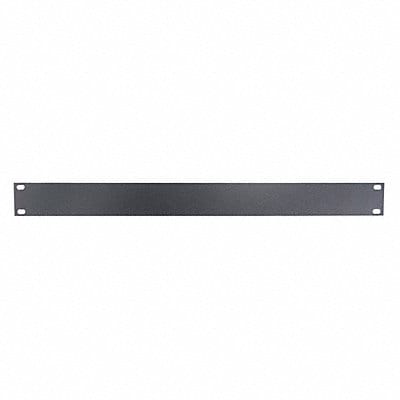 Blank Panel For 1 Rack Unit Black