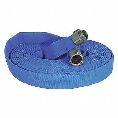 Fire Hose 50 ft Blue Polyester