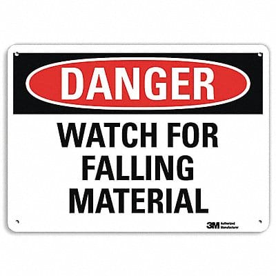 Danger Sign 7 in x 10 in Aluminum